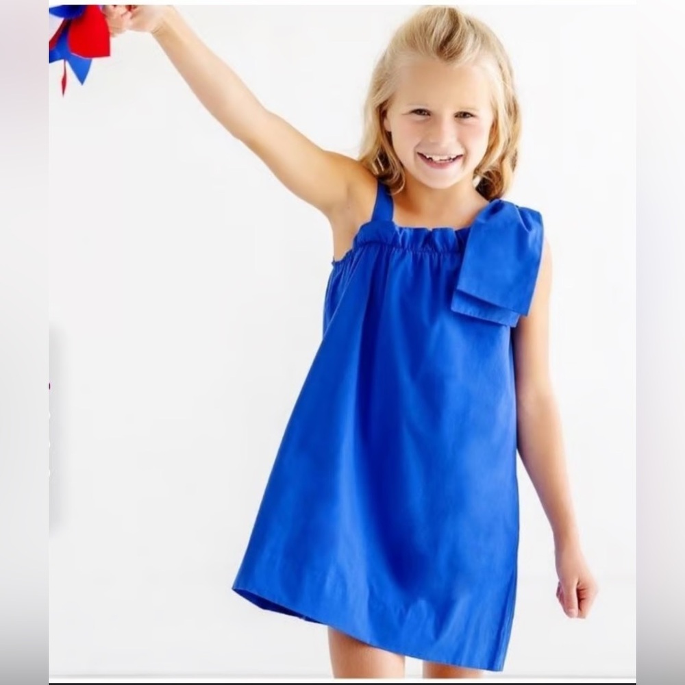Beaufort Bonnet company Maebelles Bow Blue Dress